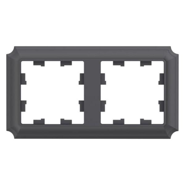 Рамка SE AtlasDesign Antique 2 поста, базальт