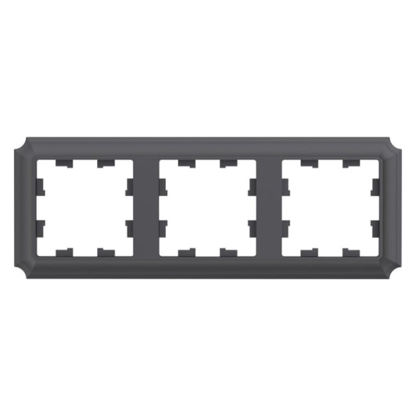 Рамка SE AtlasDesign Antique 3 поста, базальт