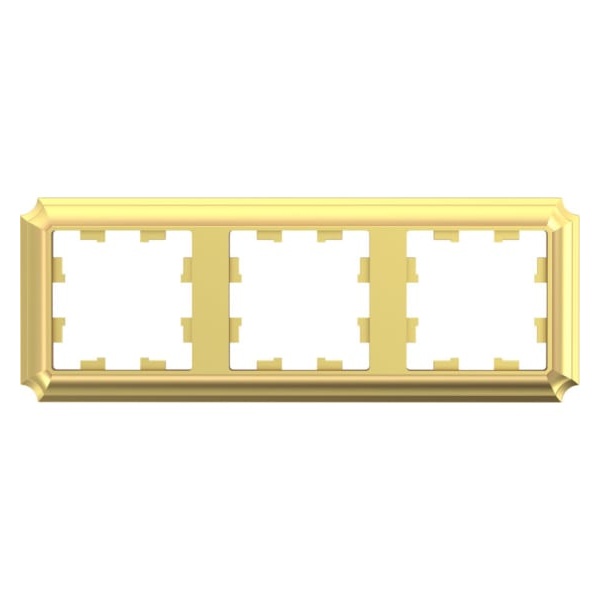 Рамка SE AtlasDesign Antique 3 поста, золото