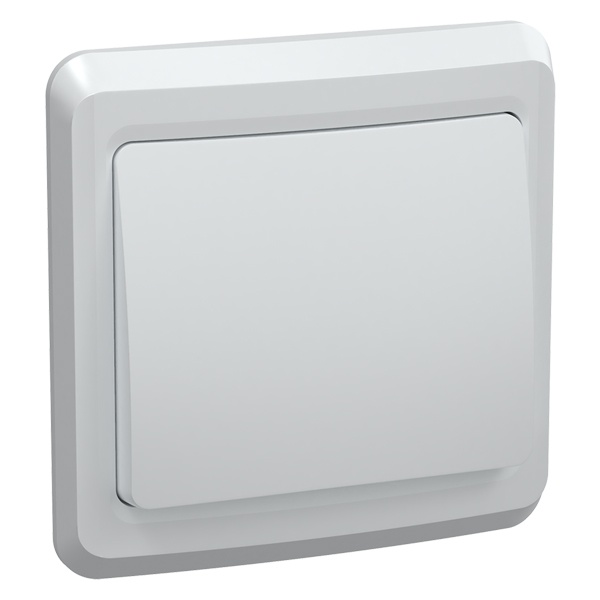 Выключатель 1-клавишный Generica ВЕГА 10А белый (ВС10-1-0-ВБ)