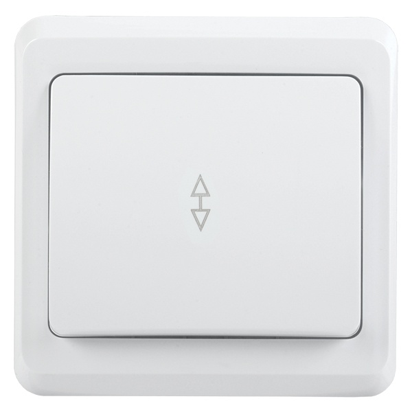 Переключатель 1-клавишный Generica ВЕГА 10А белый (ВСп10-1-0-ВБ)