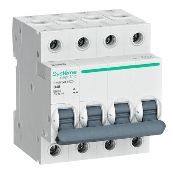 Автоматический выключатель SE City9 Set 40А В 4П 6кА (автомат электрический)