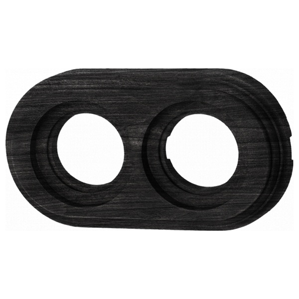 Рамка 2-я под диаметр бревна 200мм Bironi Лизетта, дерево цвет угольно-черный