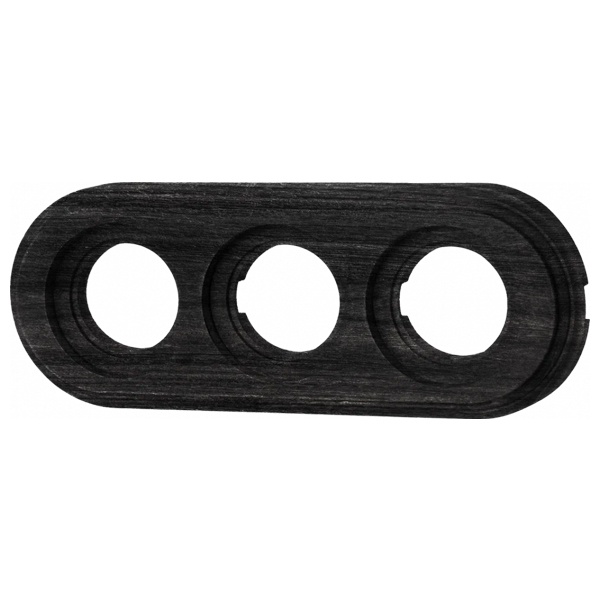 Рамка 3-я под диаметр бревна 240мм Bironi Лизетта, дерево цвет угольно-черный