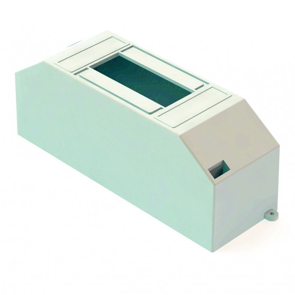 Щиток пластиковый навесной DEKraft ЩРН-П на 1-2 модуля (1х2) без двери IP30 белый