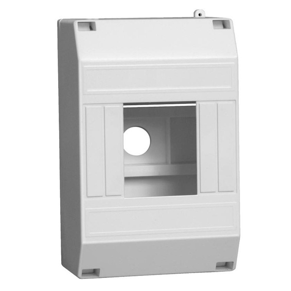 Щиток пластиковый навесной DEKraft ЩРН-П на 2-4 модуля (1х4) без двери IP30 белый