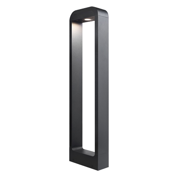 Светильник светодиодный уличный FL-LED GardenFrame-BL001-600 12W 4200K IP65 BK столб 150x56x600mm