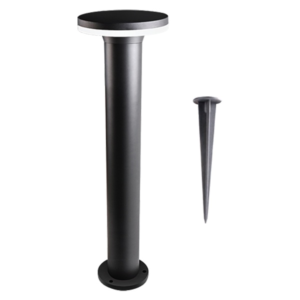 Светильник светодиодный уличный FL-LED GardenNail-BL013-CCT-300 12W 3000-6000K IP65 BK столб/колышек