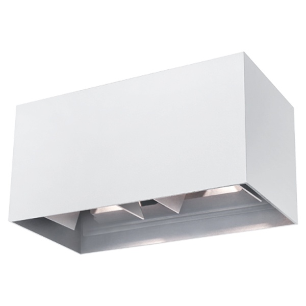 Светильник светодиодный уличный настенный FL-LED WallBeam-H-UD006-2 4x3W-UP/DN WT 0-120° 3000-6000K