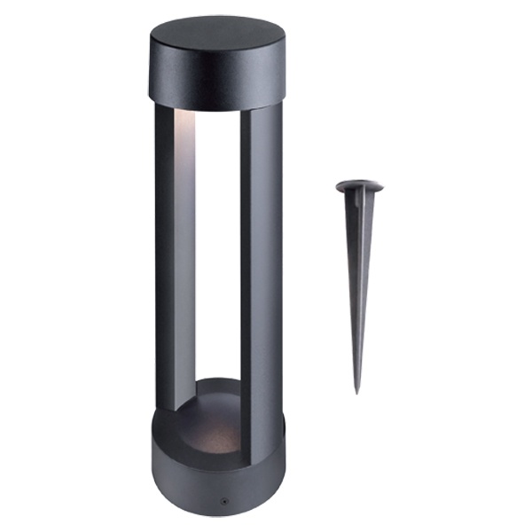 Светильник светодиодный уличный FL-LED GardenPipe-BL012-300 12W 4200K IP65 BK столб/колышек 300mm