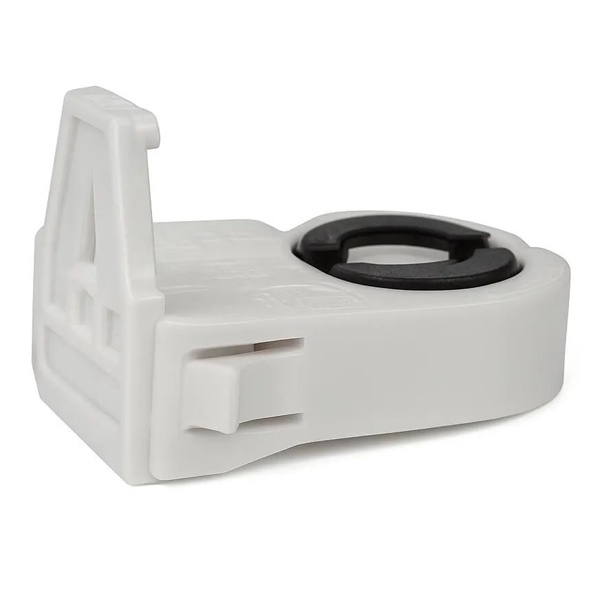 Патрон 509012 G13 сквозной, боковые защёлки со стопором, высота оси 22,5мм, T8/T12 (аналог VS 27700)