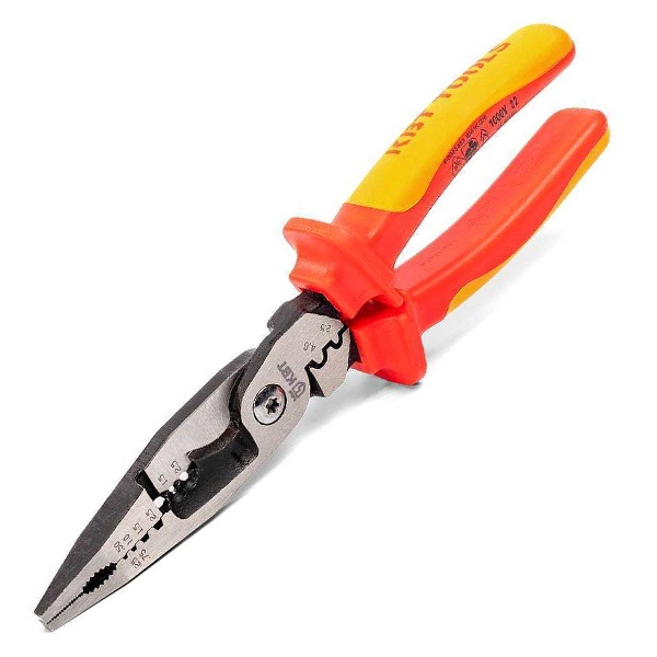 Длинногубцы КВТ многофункциональные диэлектрические Профи 225мм