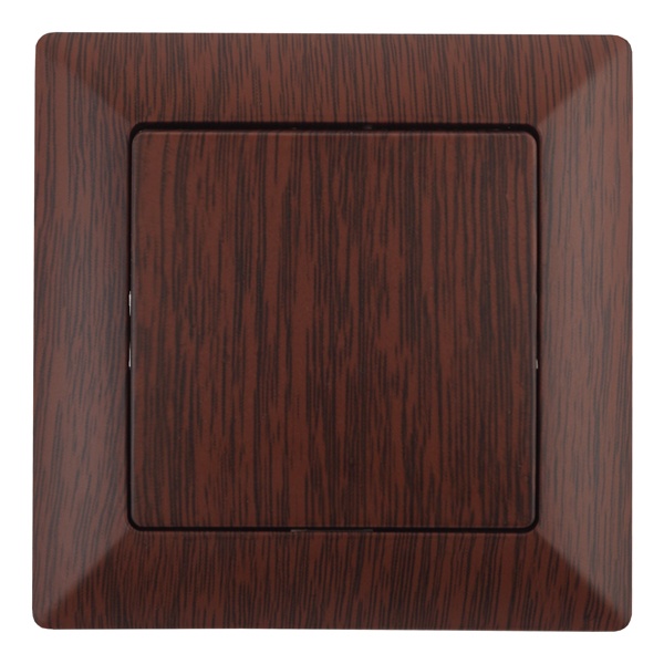 Выключатель Intro 10А-250В Solo, венге 4-101-10