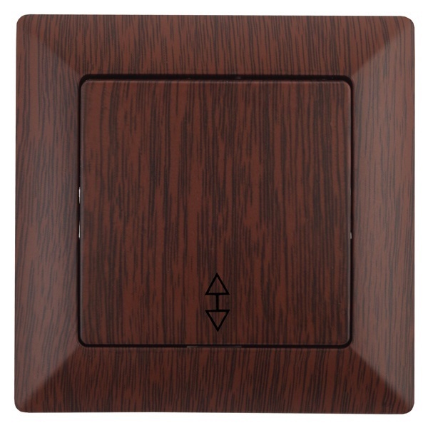 Переключатель Intro 10А-250В Solo, венге 4-103-10