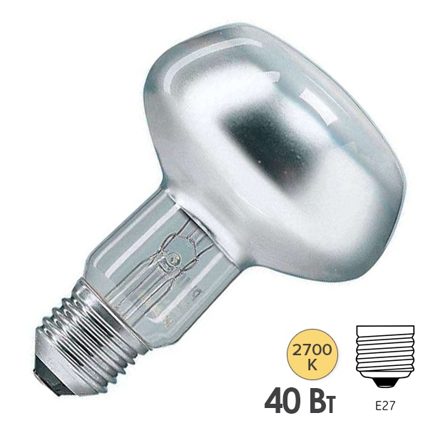 Лампа накаливания зеркальная Favor ЗК40 R63 40W 220V E27