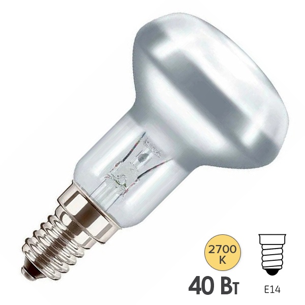 Лампа накаливания зеркальная Favor ЗК40 R50 40W 220V E14