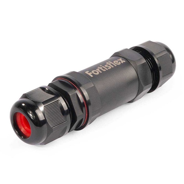 Коннектор Fortisflex водонепроницаемый кабельный I-образный FFC-23/3Р-IP68 черный