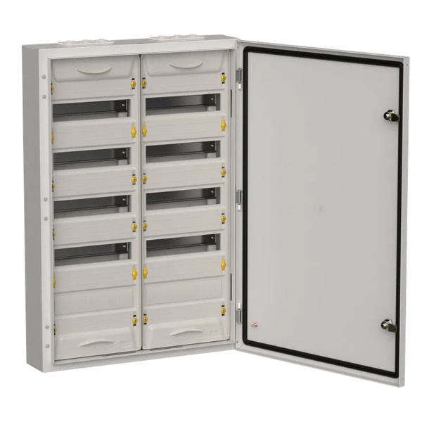 Корпус металлический навесной ИЭК TITAN 5 ЩРн-120 120(2х5х12) модулей одна дверь IP54 серый