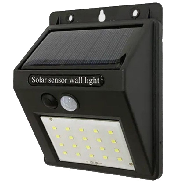 Светильник фасадный FL-LED 3D-WALL 5W 6500K 70Lm IP55 с датчиком движения, на солнечной батарее