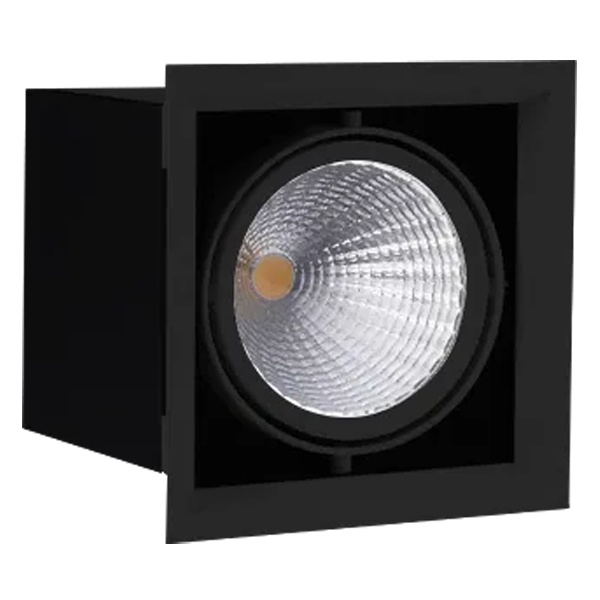 Светодиодный светильник карданный Foton FL-LED Grille-111-1 30W 4000K 230V 2400Lm 35° черный