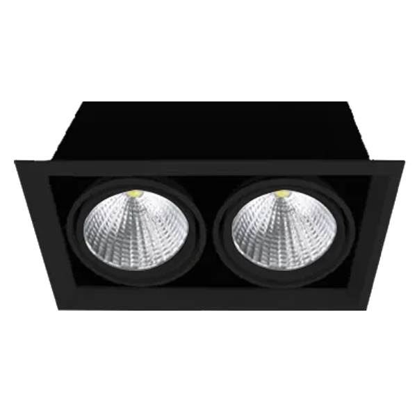 Светодиодный светильник карданный Foton FL-LED Grille-111-2 60W 4000K 230V 4800Lm 35° черный