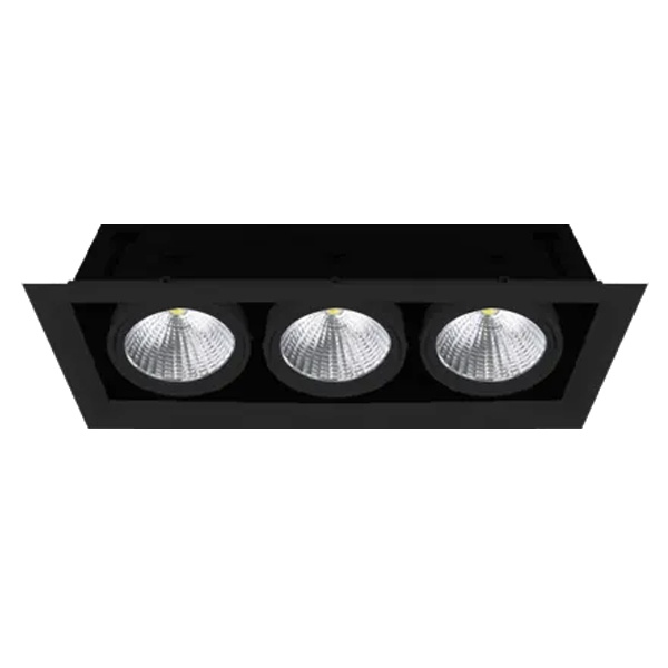 Светодиодный светильник карданный Foton FL-LED Grille-111-3 90W 4000K 230V 7200Lm 35° черный