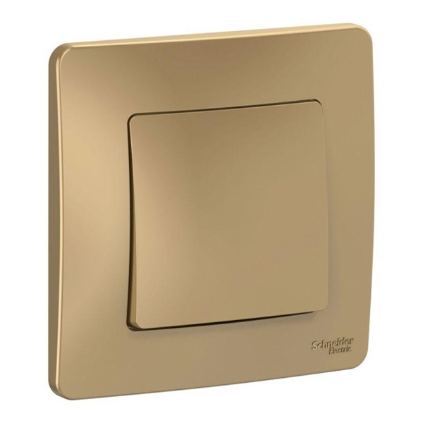 Переключатель 1-клавишный SE Blanca с/у IP44 10A 250В титан