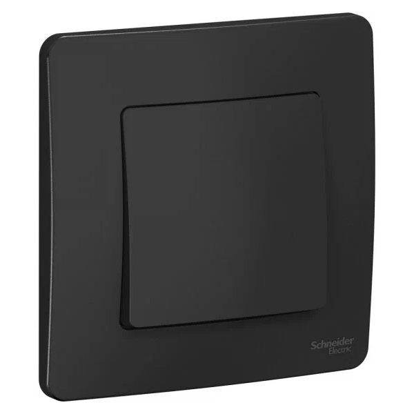 Переключатель 1-клавишный SE Blanca с/у IP44 10A 250В антрацит