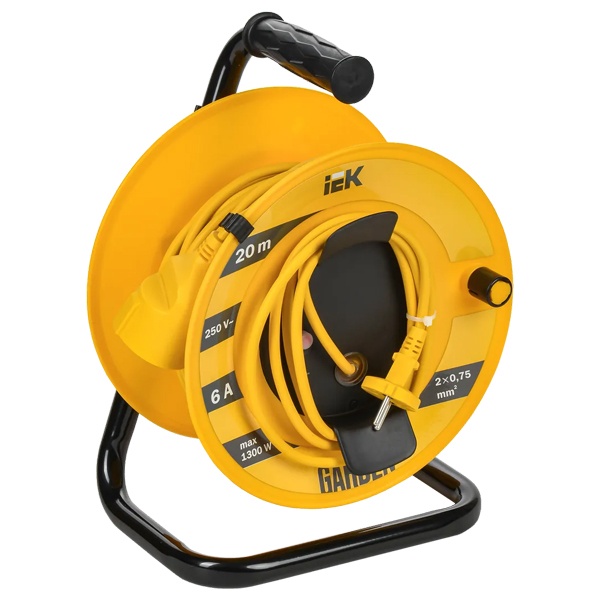 Катушка ИЭК Garden УК20 1 место 2P 2х0,75мм2 20м