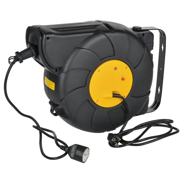 Катушка ИЭК Twist УК25 1место 2P+PE/25м+2м 3х1,5мм2 автосмотка