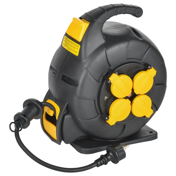 Катушка ИЭК Twist УК10 2P+PE/10м 3х1,5мм2 КГ автосмотка IP44