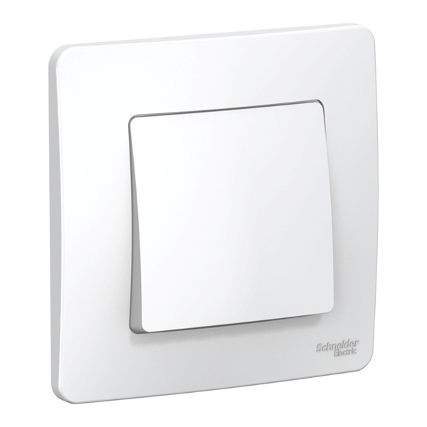 Выключатель 1-клавишный SE Blanca с/у 6А 250В белый