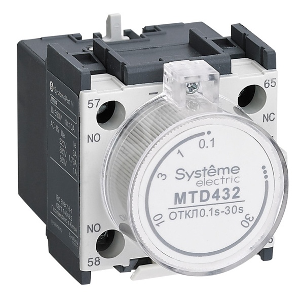 Контактный блок SE с выдержкой времени MTD422 на срабатывание для MC1G/E 0,1-30сек