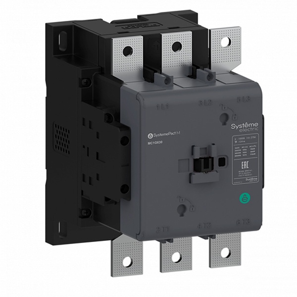 Контактор SE MC1G 3P 630A 2НО+2НЗ катушка 100-250В AC/DC AC-3