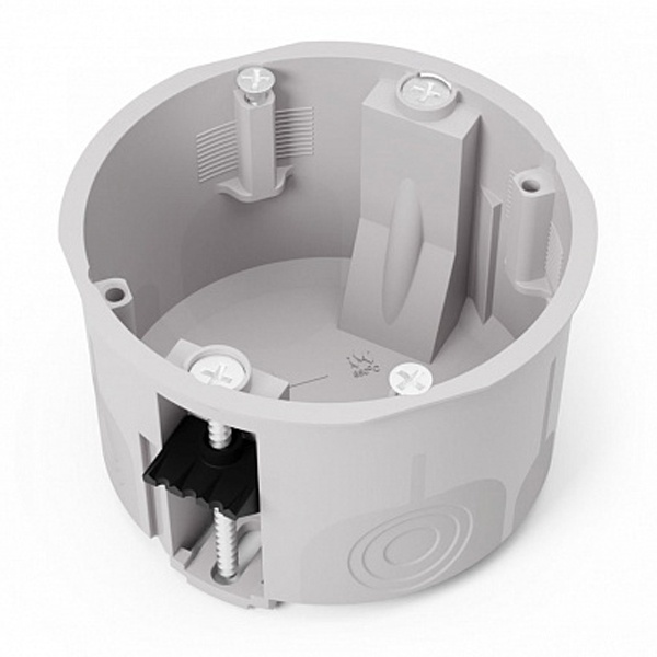 Коробка установочная Промрукав d 68 глубина 47 мм двухкомпонентная универсальная [уп. 210шт]