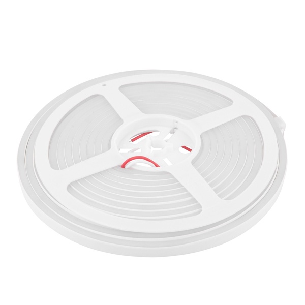 Светодиодная неоновая лента 10W/m 4000K 24V 6x13mm в силиконе, с заглушками IP64 дневной (бухта 10m)