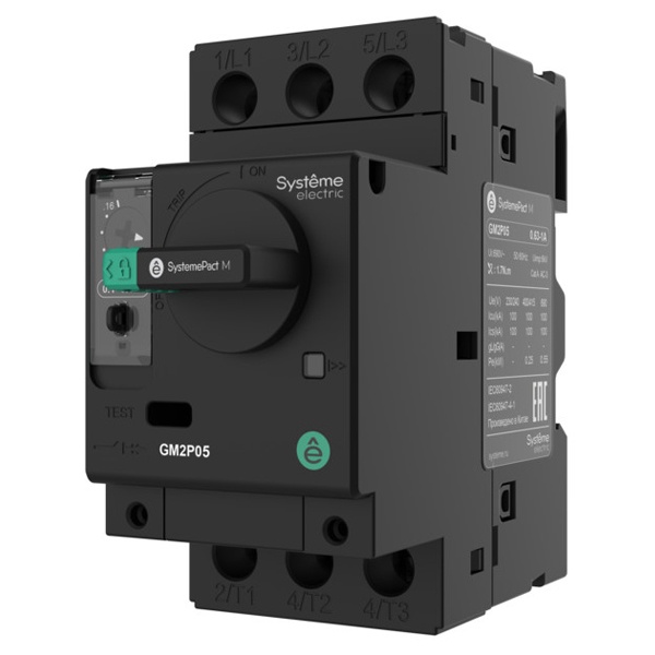 Автомат защиты двигателя SE GM2P 0,1-0,16A комбинированный расцепитель