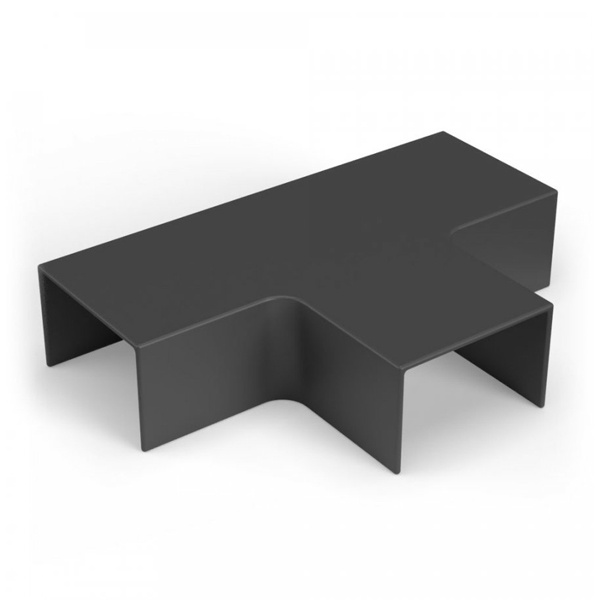 Угол Промрукав Т-образный для кабель-канала 40х25 черный [4 шт/комп]