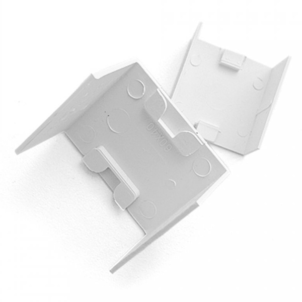 Соединитель Промрукав на стык для кабель-канала 25х25 белый [4 шт/комп]