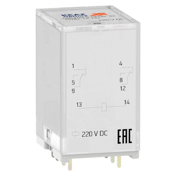 Реле промежуточное КЭАЗ OptiRel G RP55-32-24-12-CO 2НО/НЗ 12А 24AC