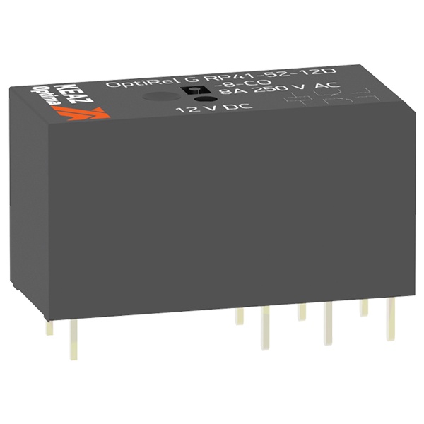 Реле промежуточное КЭАЗ OptiRel G RP41-52-24D-8-CO/W 2НО/НЗ 8А 24DC IP51
