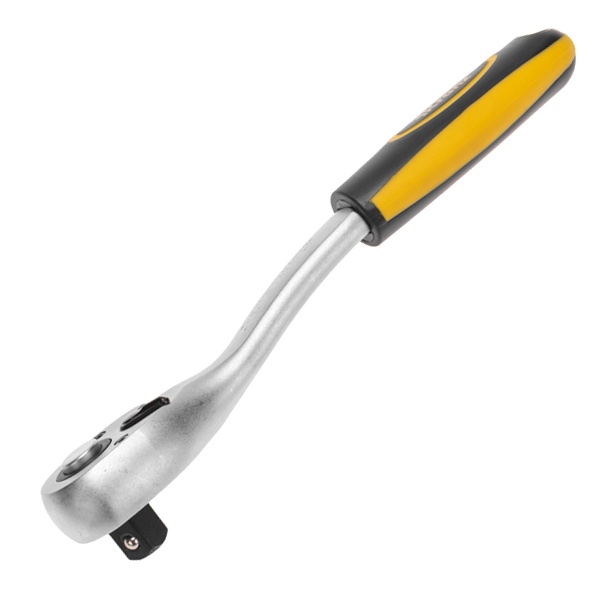 Ключ-трещотка Kranz для торцовых головок 1/2, СrV, 72 зубца