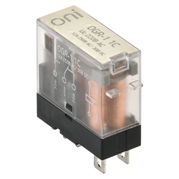 Реле общего назначения ONI (ИЭК) OGR-1 12A 1NO/NC 220В AC