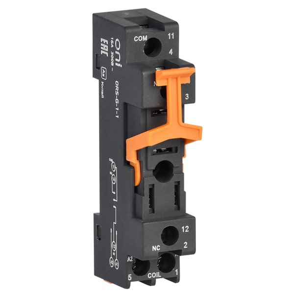 Розетка ONI (ИЭК) ORS-G-1-1 для реле OGR-1 1C