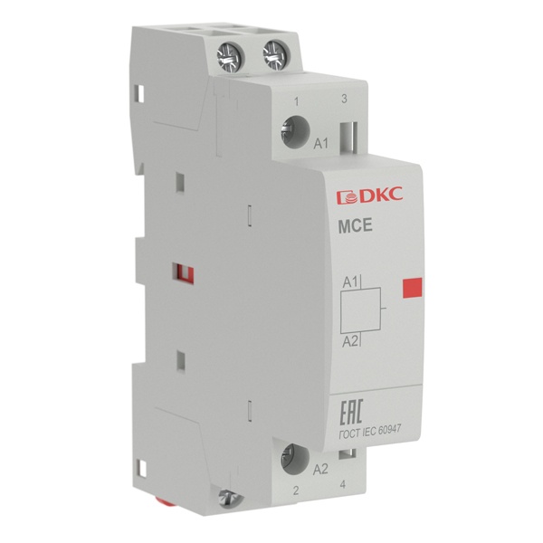 Контактор DKC YON max модульный MCE 2P 20A 2НО 240В АС