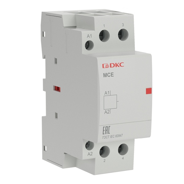 Контактор DKC YON max модульный MCE 2P 63A 2НО 240В АС