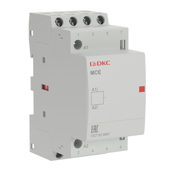 Контактор DKC YON max модульный MCE 4P 16A 4НО 240В АС