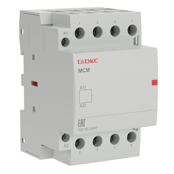 Контактор DKC YON max модульный MCE 4P 63A 4НО 240В АС