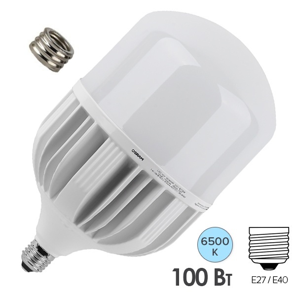 Лампа светодиодная Osram LED HW 100SW/865 (1000W) 80W 6500K 140-265V E27-E40 10000lm d160x270mm