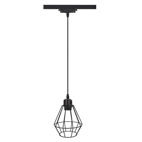 Трековый светильник Ledvance ECO PendTrackSP 1PH под лампу E27 однофазный, подвесной IP20 черный